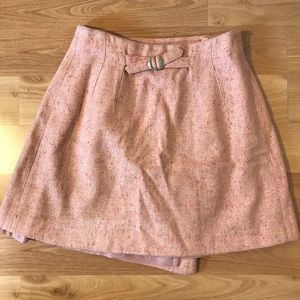 Light pink wrap around skirt